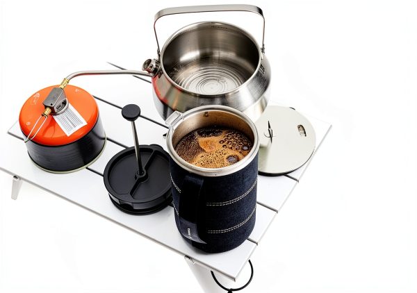 GSI Outdoors Stainless Steel Camping Kettle 1 Quart Brushed-3