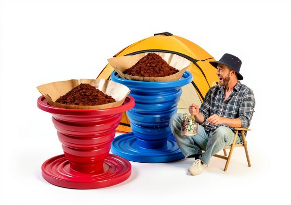 Bongpuda Silicone Pour Over Coffee Dripper Foldable Travel-6