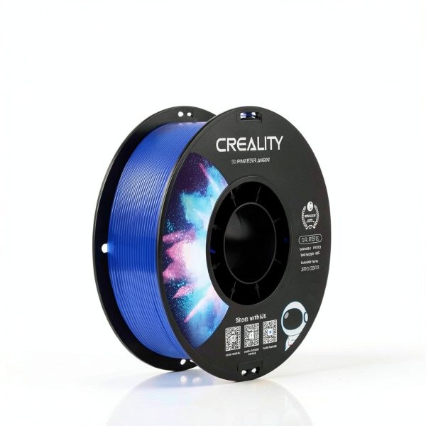 Creality PETG Filament Transparent Blue Clog Free Printing-1