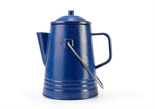 Grip Blue Retro Camping Coffee Percolator Removable Tank-2