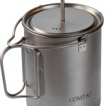 COMTAI Titanium French Press Coffee Maker Portable Camping-0
