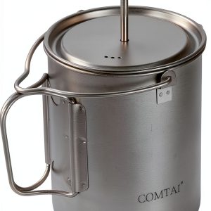 COMTAI Titanium French Press Coffee Maker Portable Camping-0
