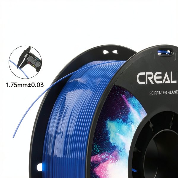 Creality PETG Filament Transparent Blue Clog Free Printing-2