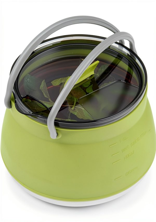 Restaurantware Silicone Kettle Collapsible Pot for Camping-9