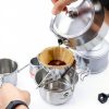 Camping Moon Collapsible Coffee Dripper Stainless Steel-3