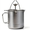 COMTAI Titanium French Press Coffee Maker Portable Camping-5
