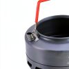 Bulin Camping Kettle Anodized Aluminum Portable 1.6L Black-3