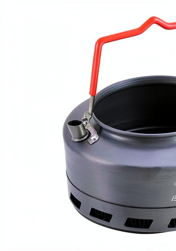 Bulin Camping Kettle Anodized Aluminum Portable 1.6L Black-3