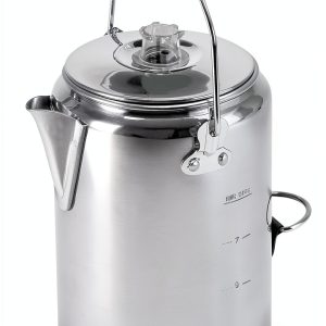 Stansport Aluminum Percolator Coffee Pot Camping Outdoor-0