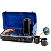 Stansport 8 Cup Percolator Black Baked Enamel Camping Coffee-5