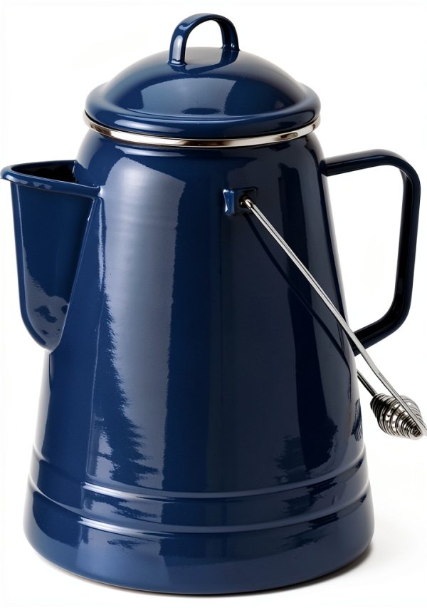 GSI Outdoors Coffee Boiler Stainless Steel Percolator Blue-0