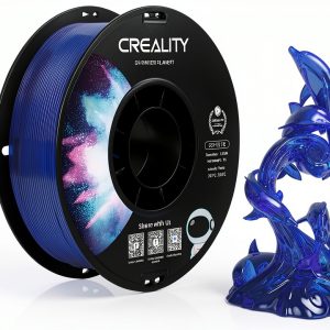 Creality PETG Filament Transparent Blue Clog Free Printing-0