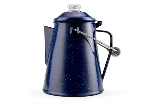 COLETTI Classic Percolator Camping Coffee Pot Steel Enamel-1
