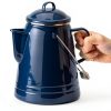 GSI Outdoors Coffee Boiler Stainless Steel Percolator Blue-1