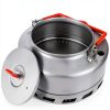 Bulin Camping Kettle Anodized Aluminum Portable 1.6L Black-5