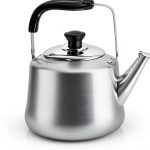Odoland Camping Tea Kettle Stainless Steel 4L Dishwasher-0
