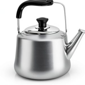 Odoland Camping Tea Kettle Stainless Steel 4L Dishwasher-0