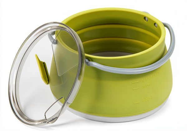 Restaurantware Silicone Kettle Collapsible Pot for Camping-14