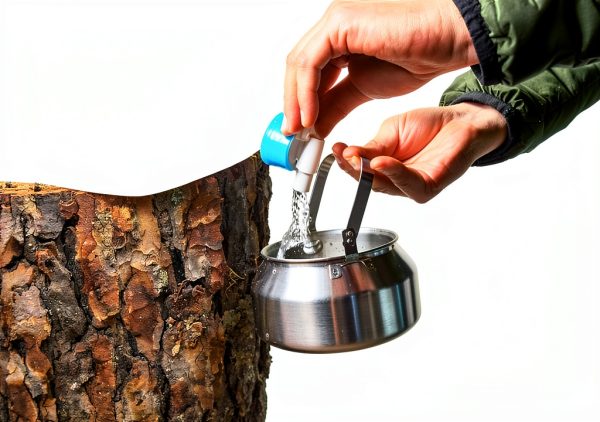 GSI Outdoors Stainless Steel Camping Kettle 1 Quart Brushed-2