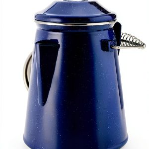 COLETTI Classic Percolator Camping Coffee Pot Steel Enamel-0
