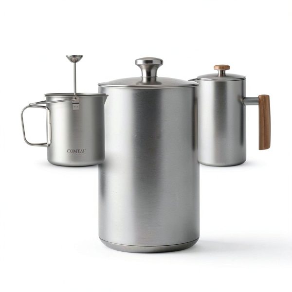 COMTAI Titanium French Press Coffee Maker Portable Camping-2