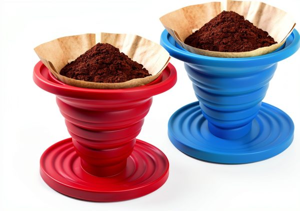 Bongpuda Silicone Pour Over Coffee Dripper Foldable Travel-0